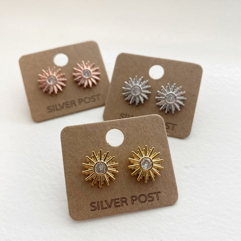 Sun Seeker Cubic Earrings