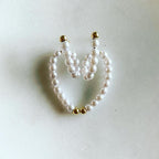 Pearl Cursive Earrings
