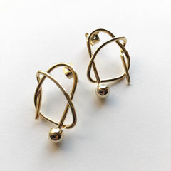 Knotted Star Earrings