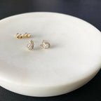 Teardrop Cubic Teeny Earrings