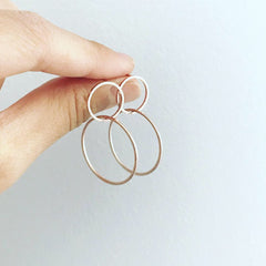 Asymmetric Hoop Earrings