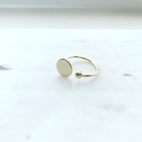 Flat Disc Ring