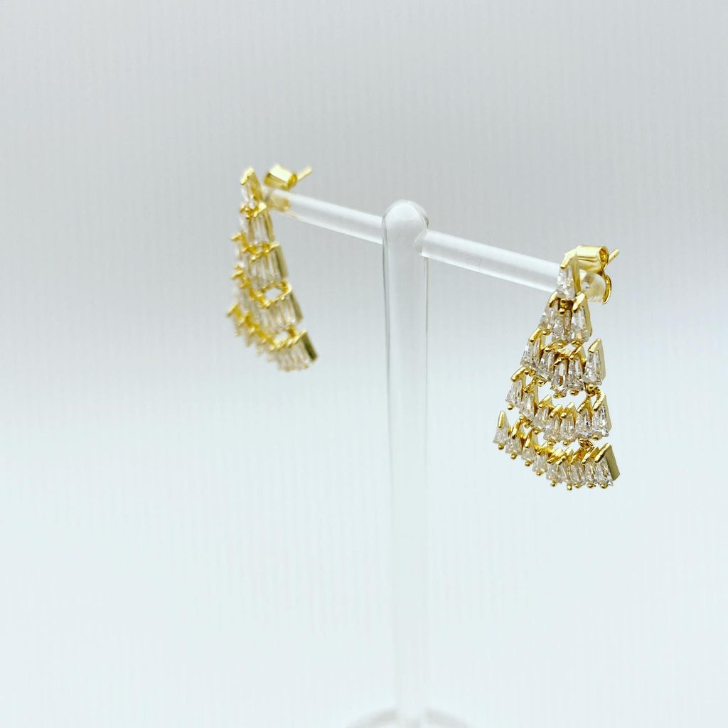 Baguette Dazzle Earrings