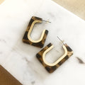Resin Rectangular Hoops