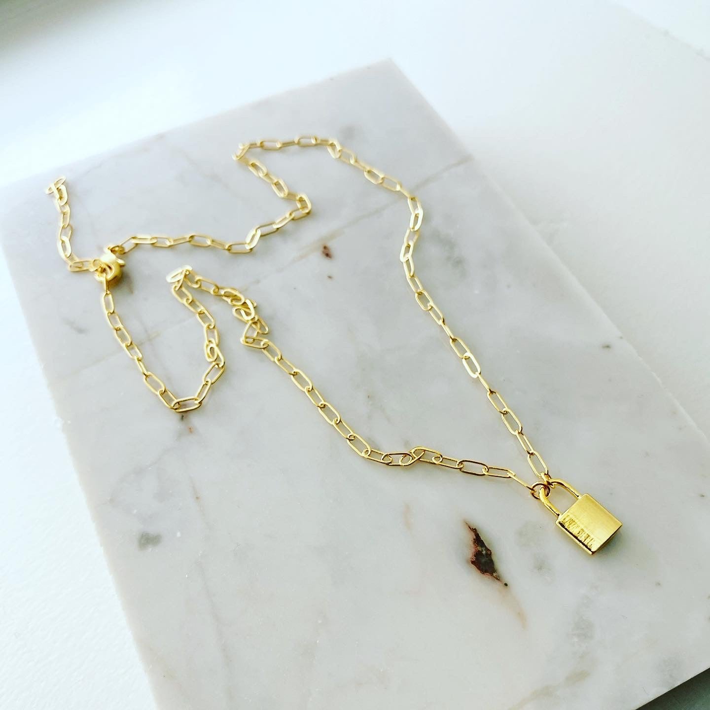Padlock Necklace