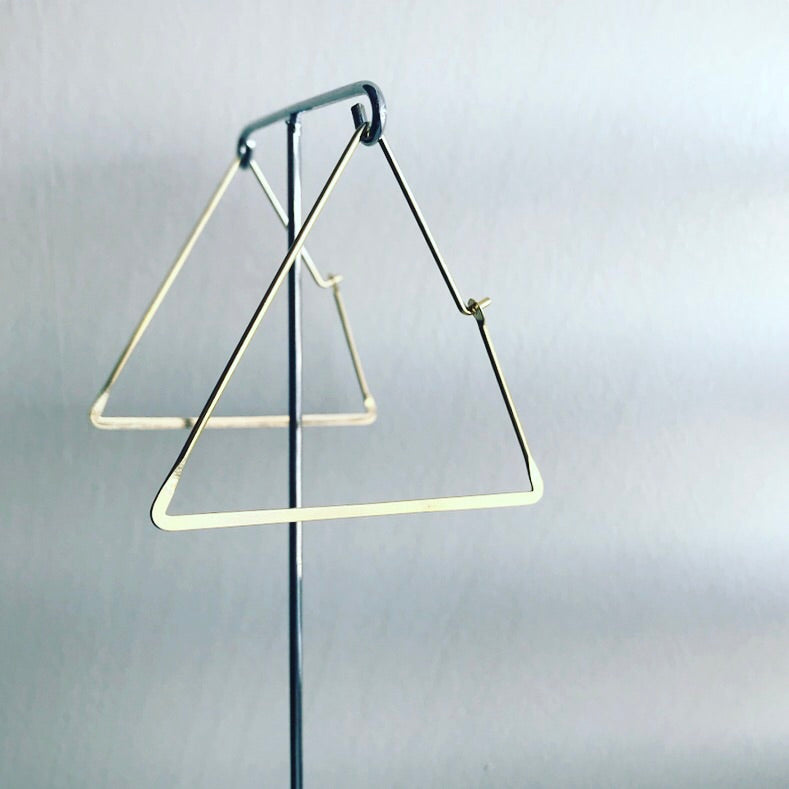 Triangle Hoop Earrings