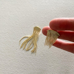 Metal Tassel Earrings