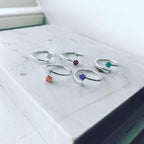 Zirconia (CZ): Twist Ring