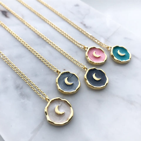 Moon Coin Necklace