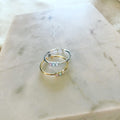Zirconia (CZ): Triple Round Ring