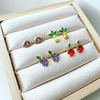 Fruit Earrings - Pineapple