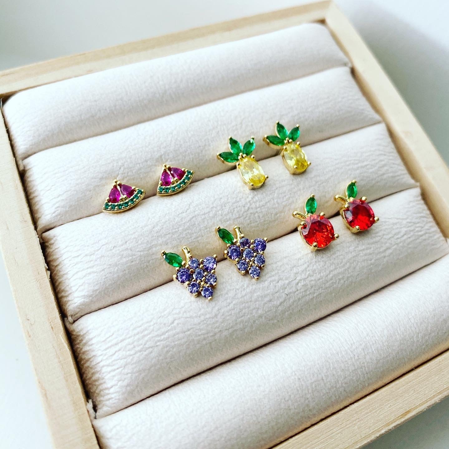 Fruit Earrings - Pineapple