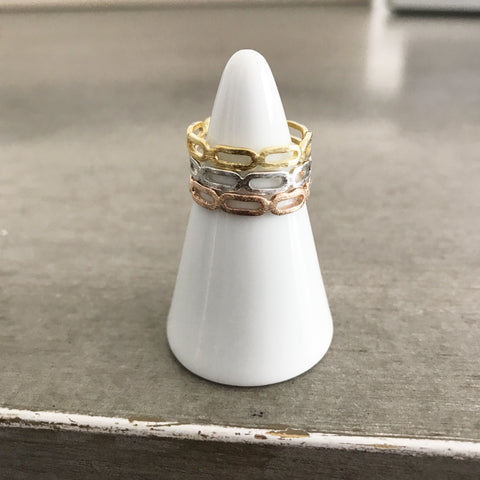 Open Oval Band Ring