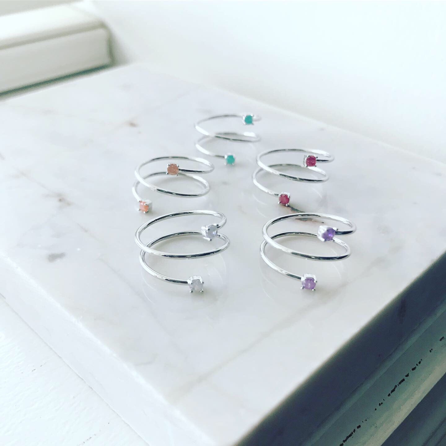 Zirconia (CZ): Coil Ring
