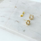 Baguette Loop Earrings