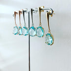 Twig Drop (Glass Stones) Earrings