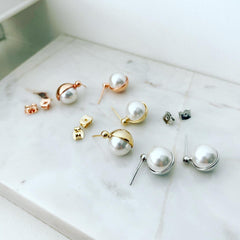 Pearl Eclipse Earrings