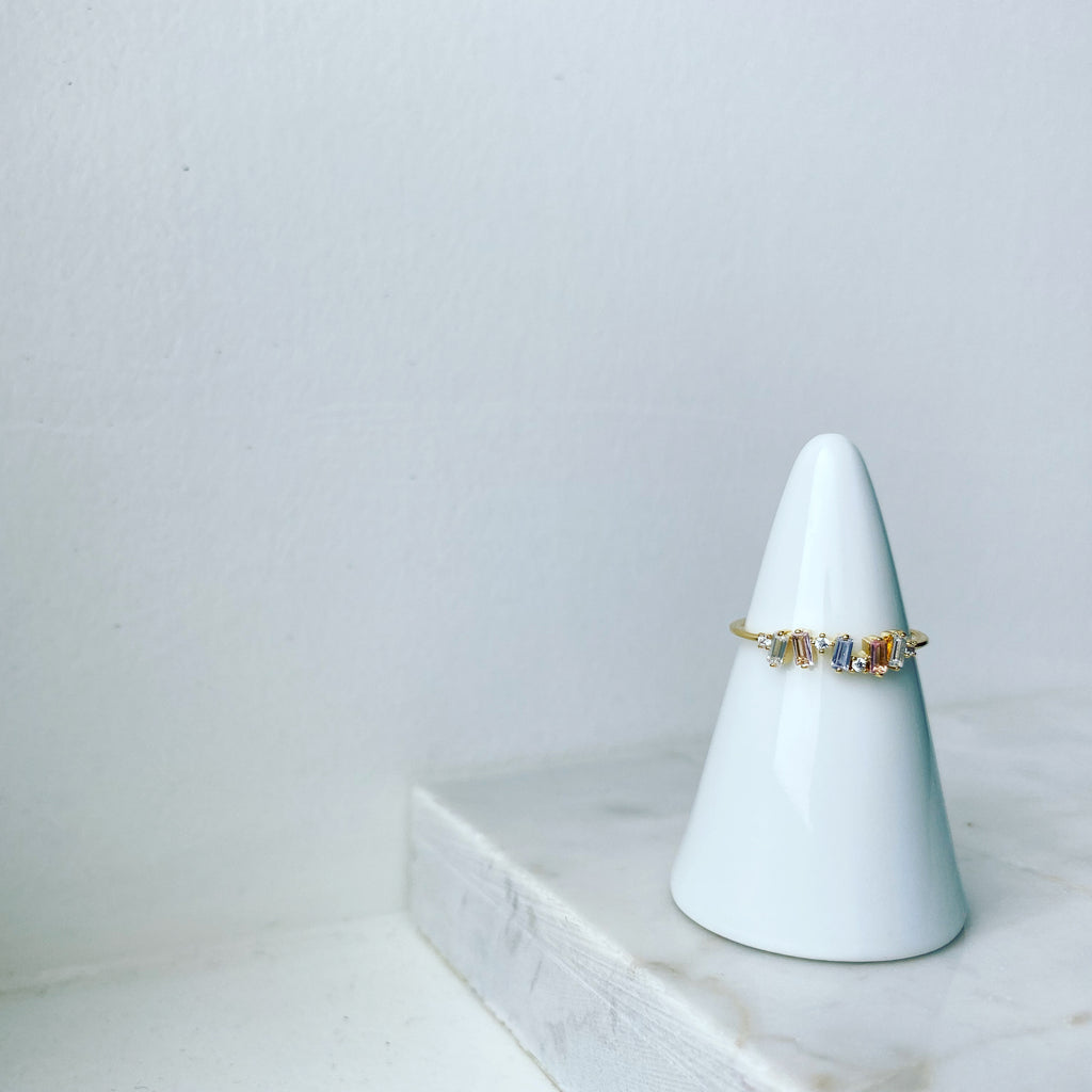 Baguette Ombré Ring