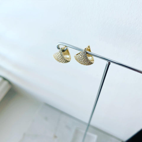 Pavé Teardrop Drip Earrings