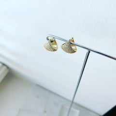 Pavé Teardrop Drip Earrings