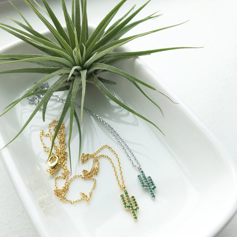 Cactus (Green) Necklace