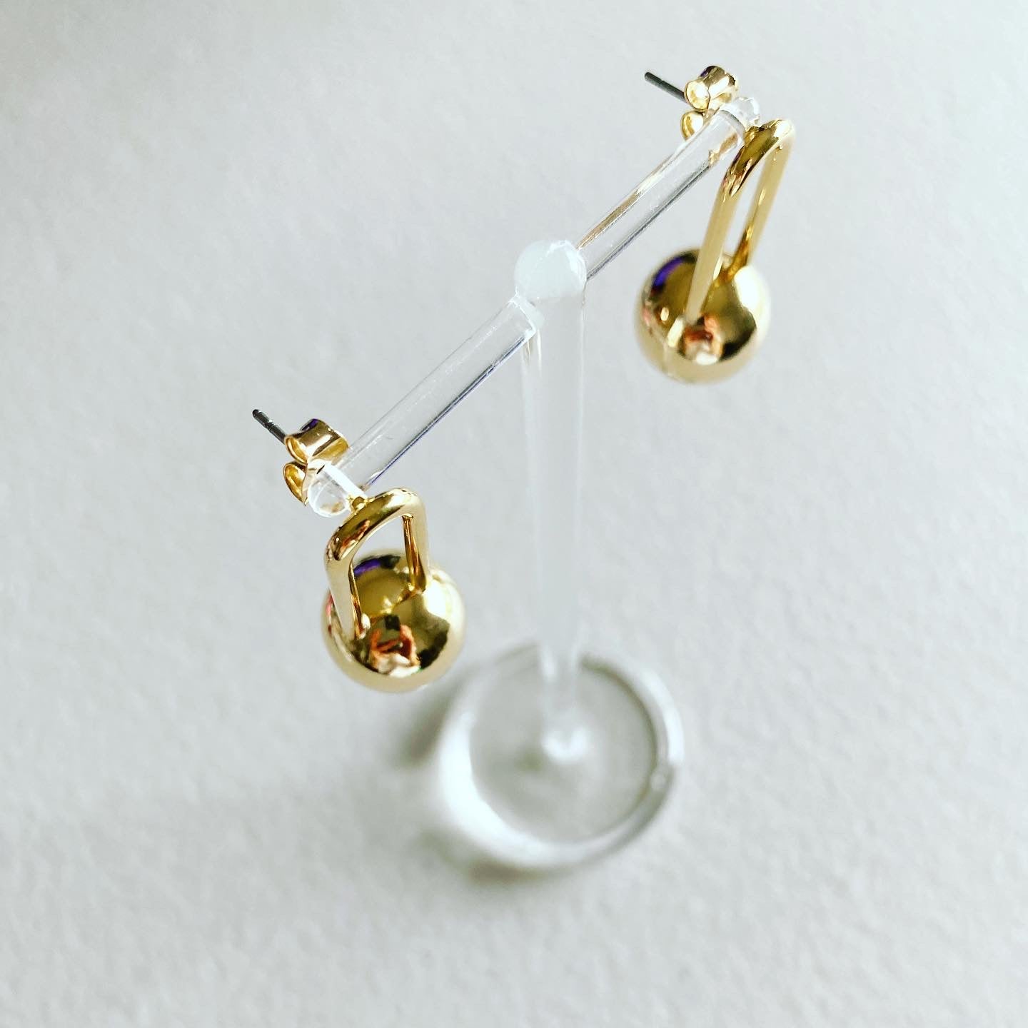 Long Kettlebell Earrings