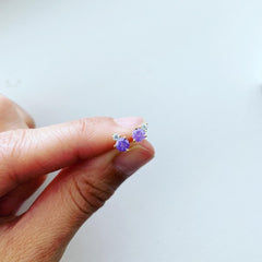 Zirconia (CZ): Bubble Earrings