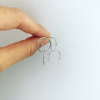 Interlocking Hoop Earrings