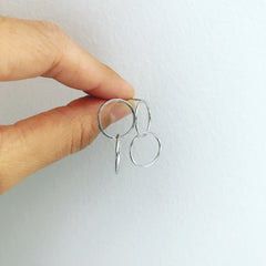 Interlocking Hoop Earrings