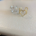 Triple Heart Cutout Ring