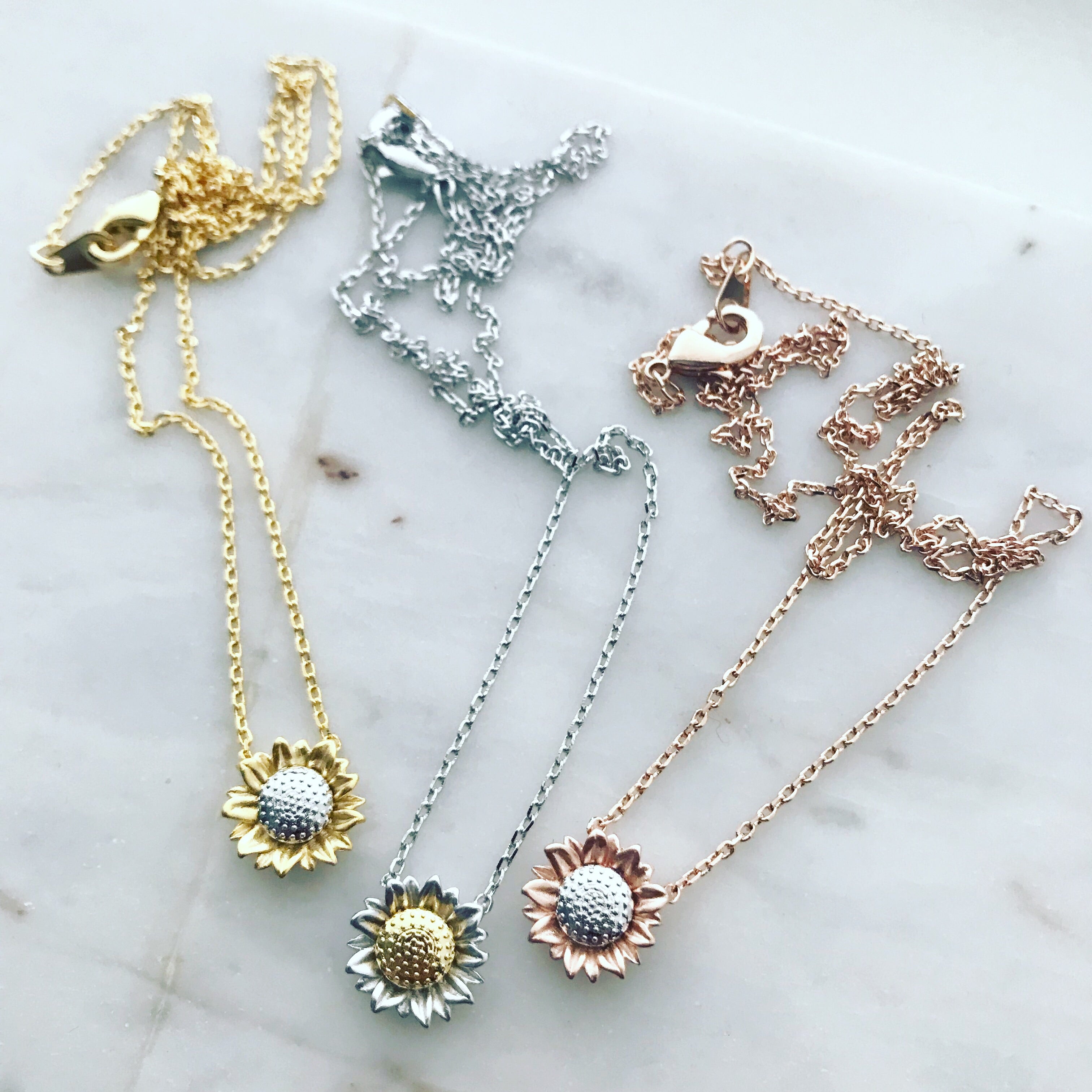 Sunflower Necklace
