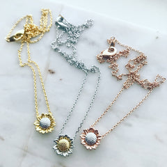 Sunflower Necklace