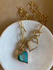 Reversible Heart Necklace