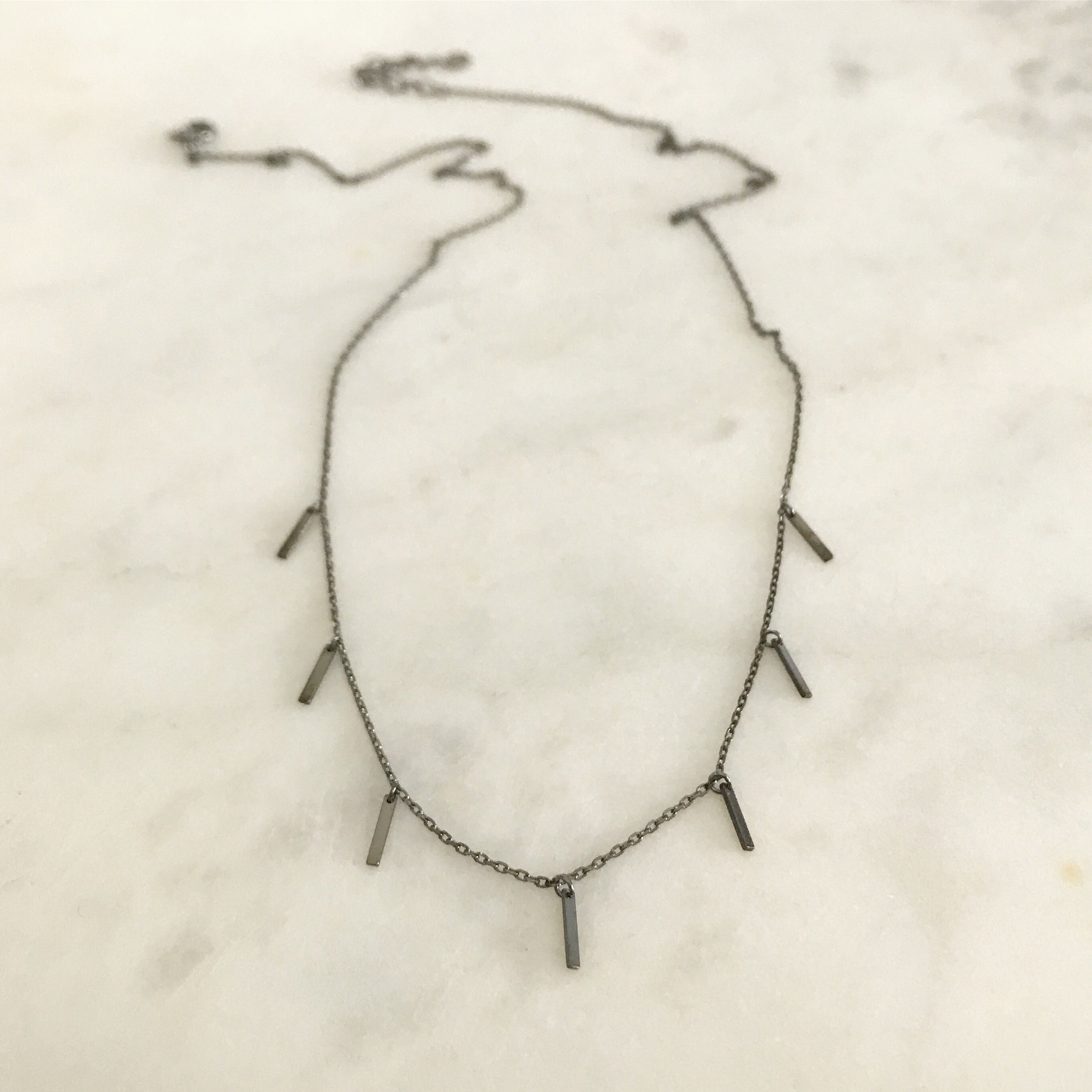 Bar Charm Necklace