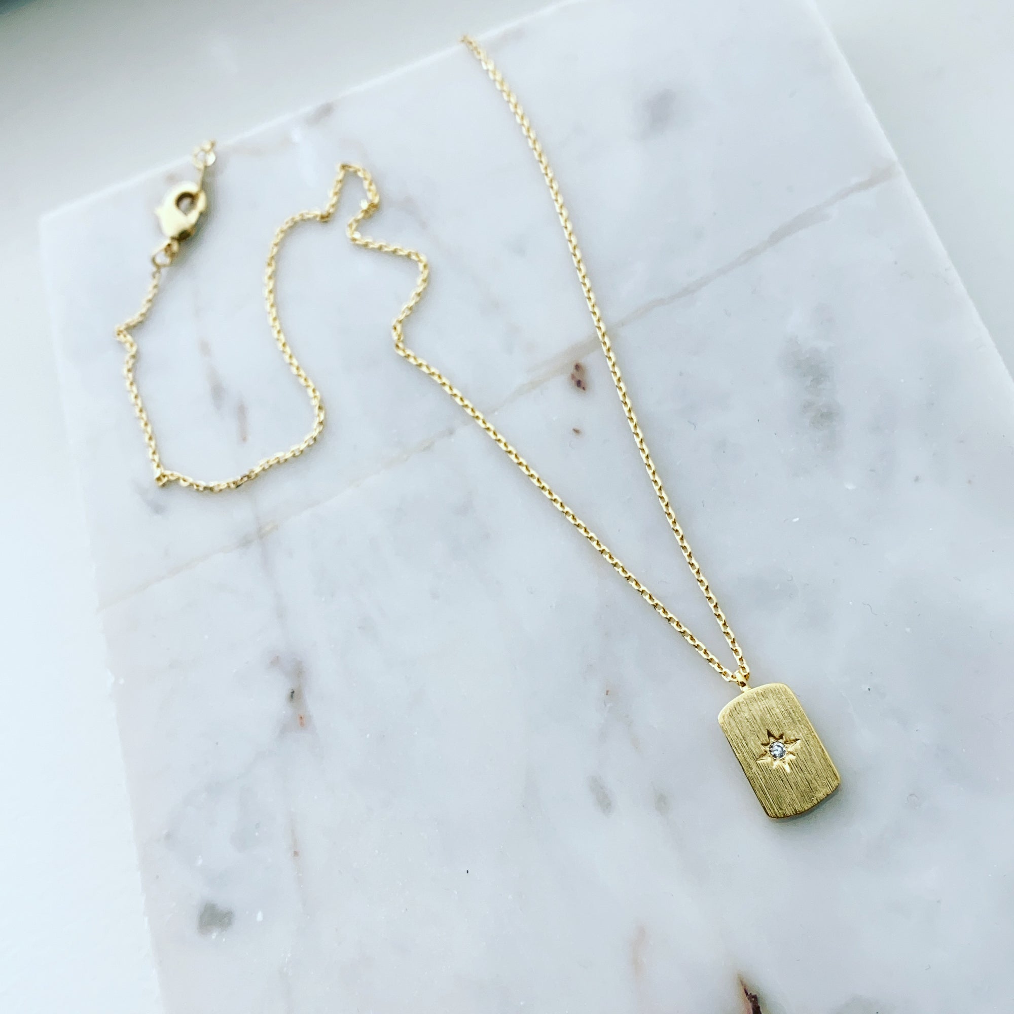 Stellar Dog Tag Necklace