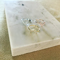 Baguette V Ring