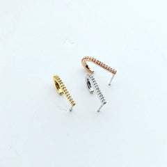 Pave Suspender Earring