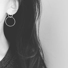 Asymmetric Hoop Earrings
