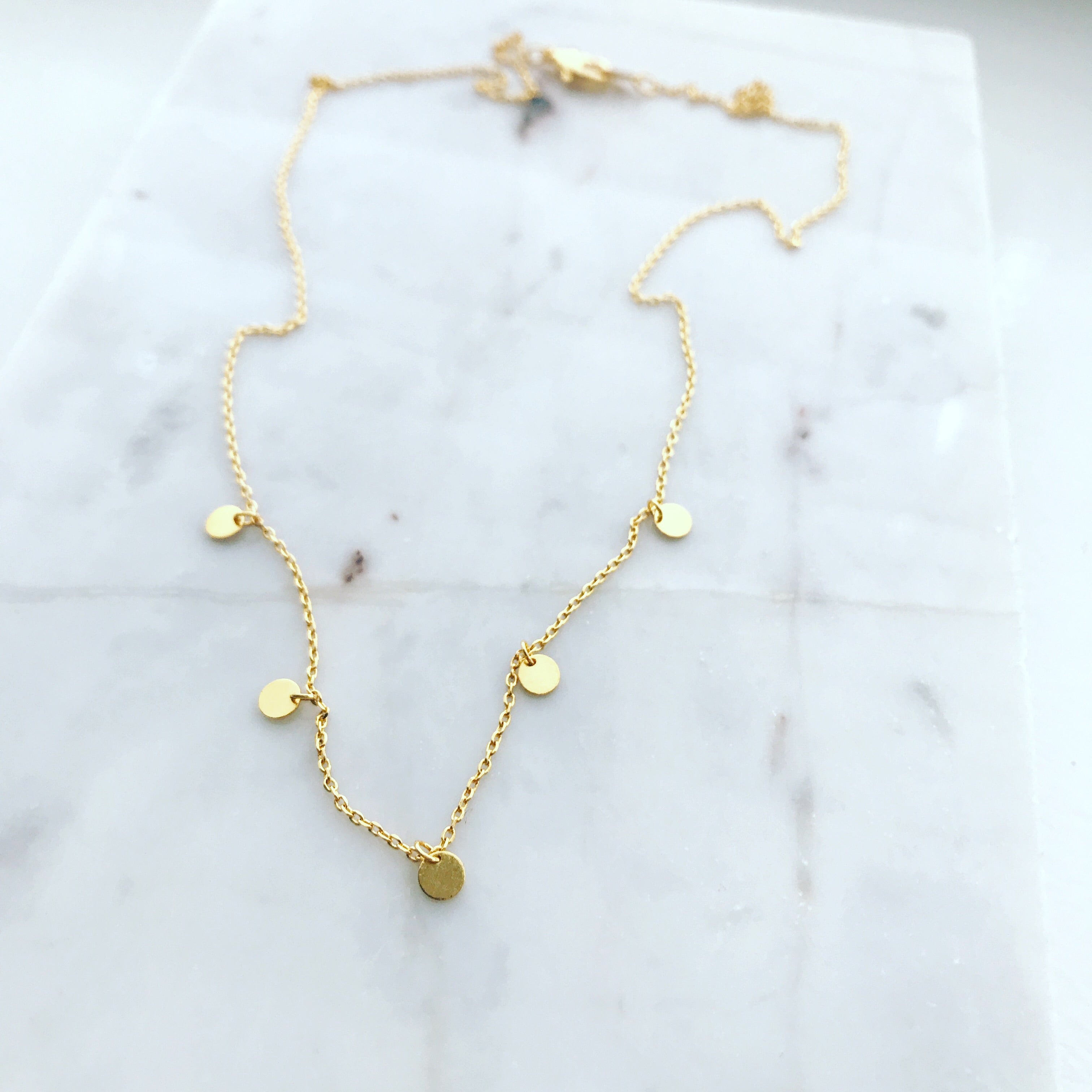 Mini Coin (Dangle) Necklace