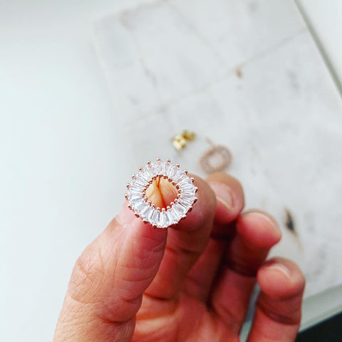 Baguette Donut Earrings