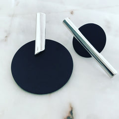 Mismatch Plate Earrings
