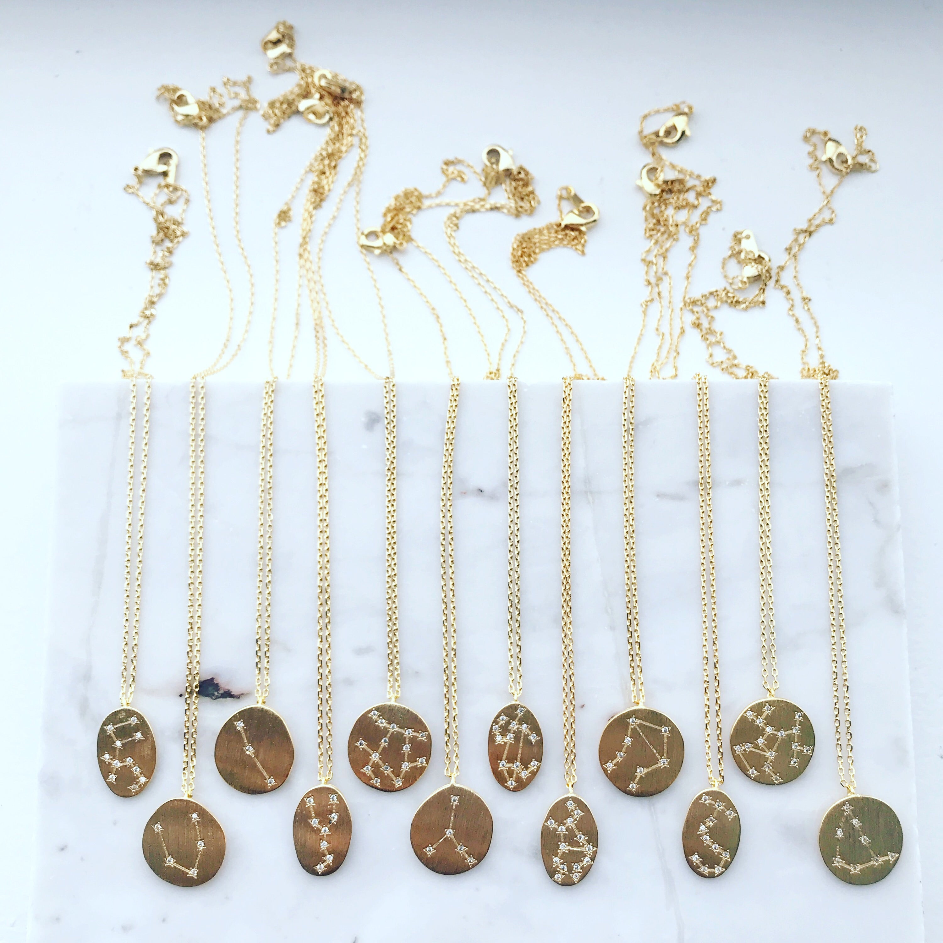 Zodiac Constellations Necklace