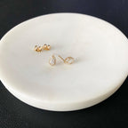 Teardrop Cubic Teeny Earrings