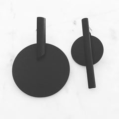 Mismatch Plate Earrings