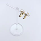 Huggie Hoop Earrings: Two Way Street (Reversible)