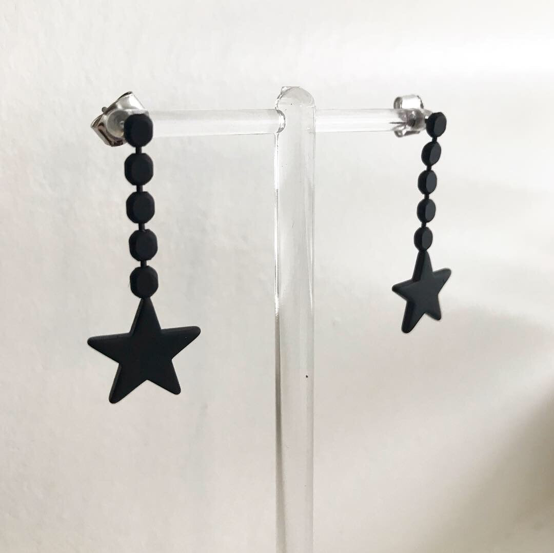 Star Drop Earrings