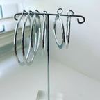 Slender (Plain) Hoops