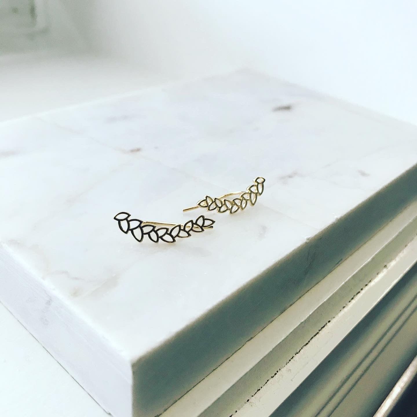 Ear Climbers: Leafy Garland