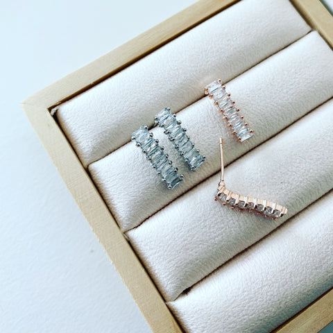Baguette Tower Earrings