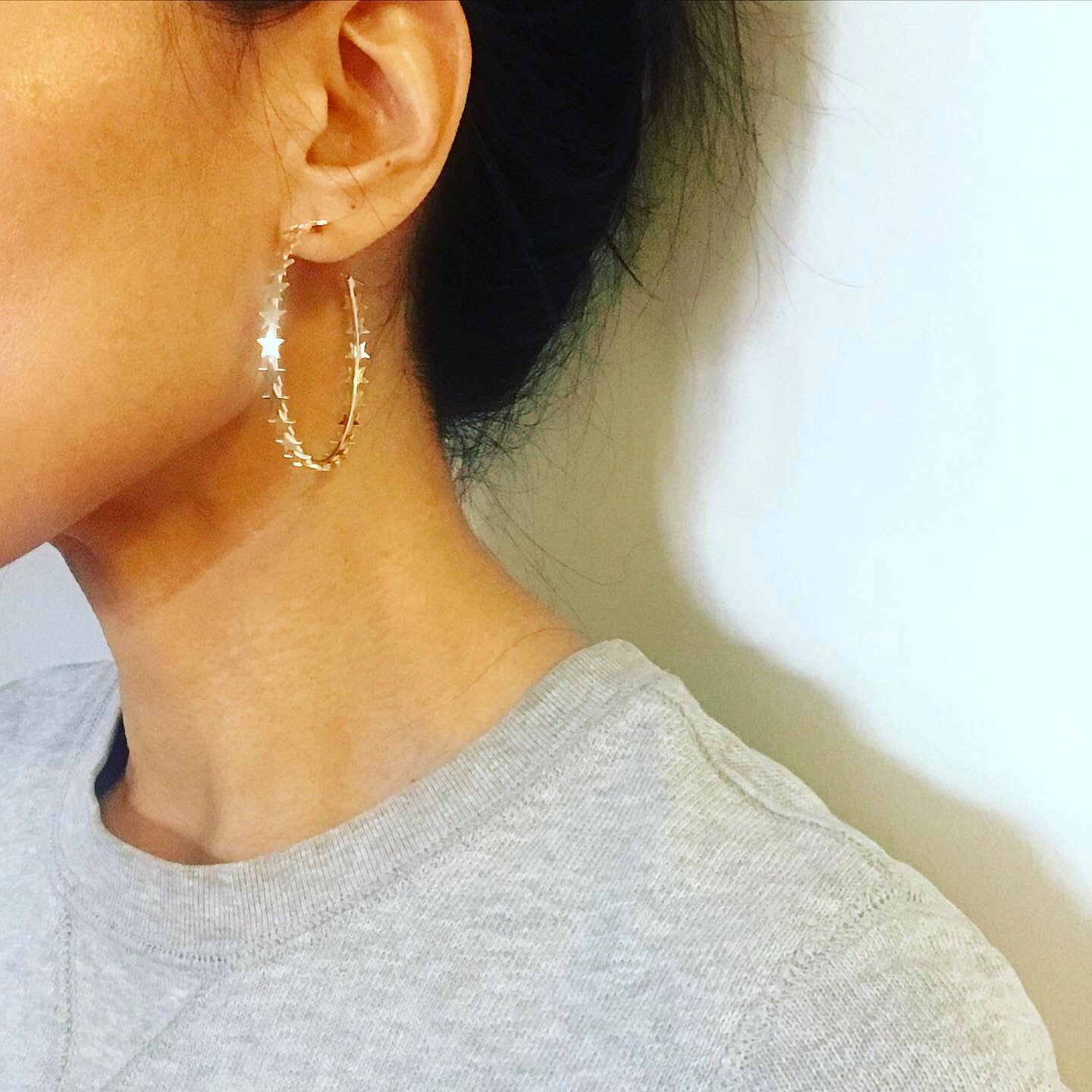 Star Mania Hoop Earrings